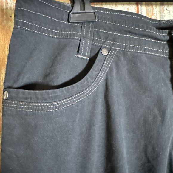 Kuhl Splash Roll Up Pants Women’s 8 Black Hiking Outdoor Camping Cargo - Picture 8 of 16